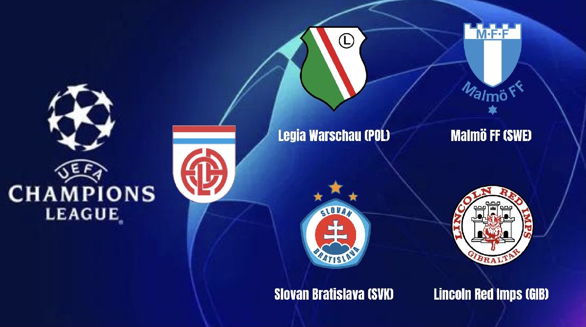 Champions League first qualifying round