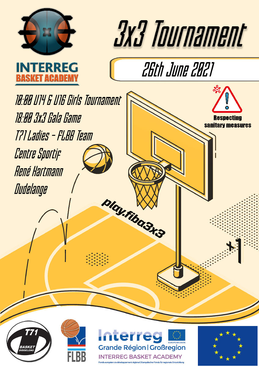 3x3 tournament for U14 and U16 girls 3x3 tournament for U14 and U16 girls
