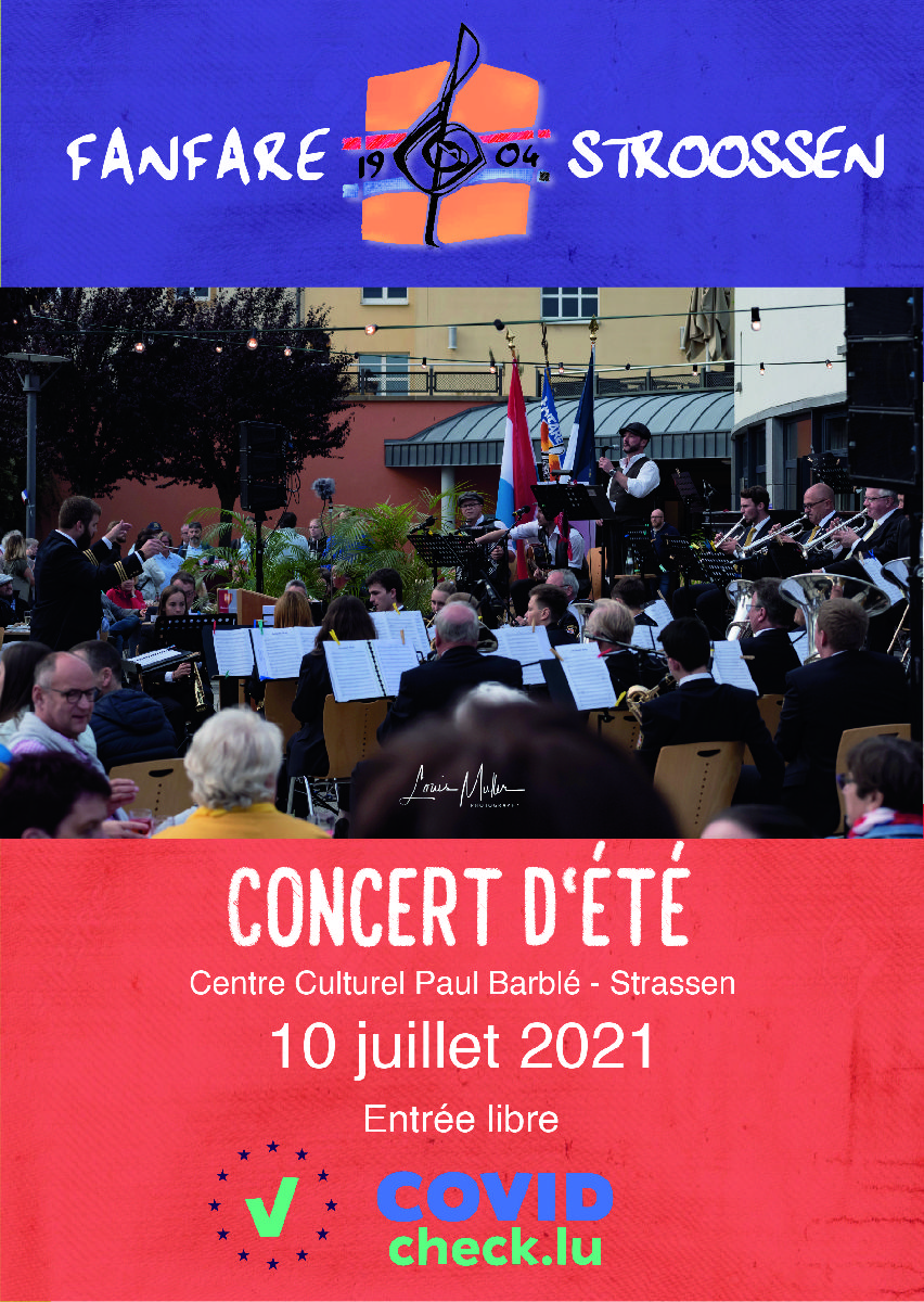 10. Juli 2021: Concert d'été beim Centre Barblé