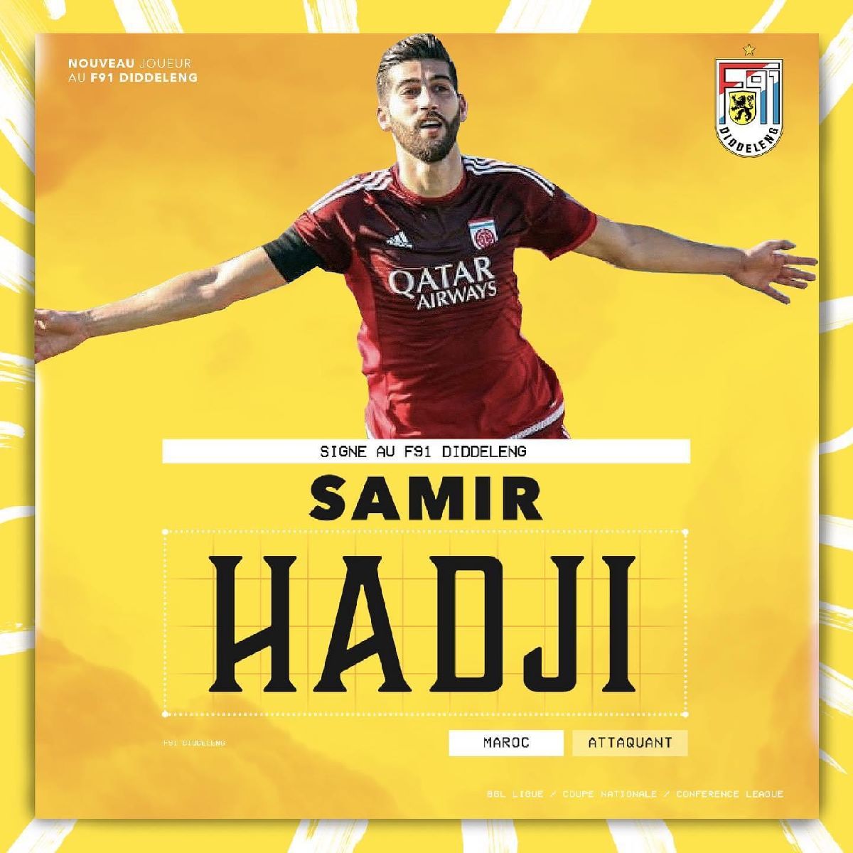Samir Hadji est dudelangeois Samir Hadji est dudelangeois