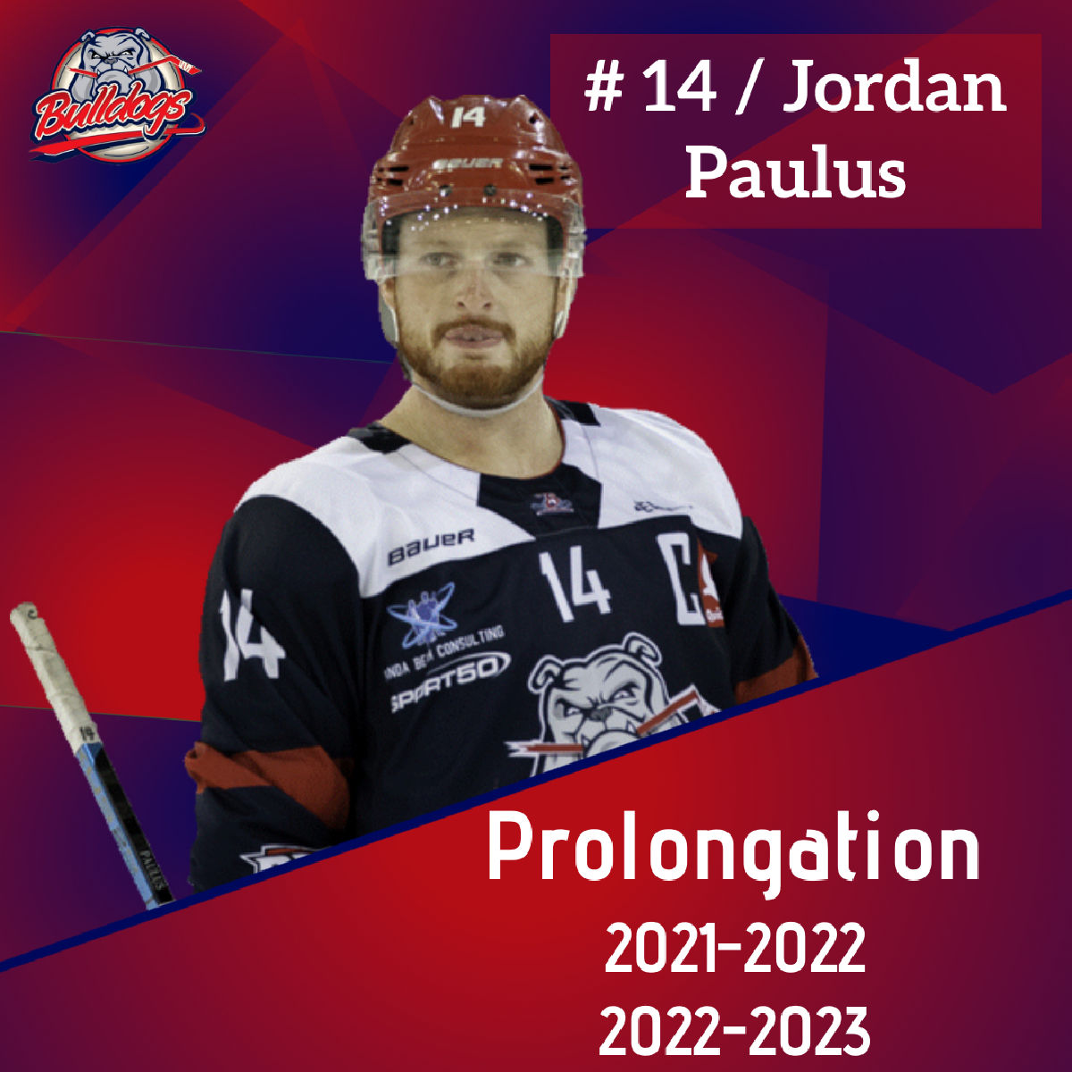 Prolongation pour Jordan Paulus jusqu'en 2023 Prolongation pour Jordan Paulus jusqu'en 2023