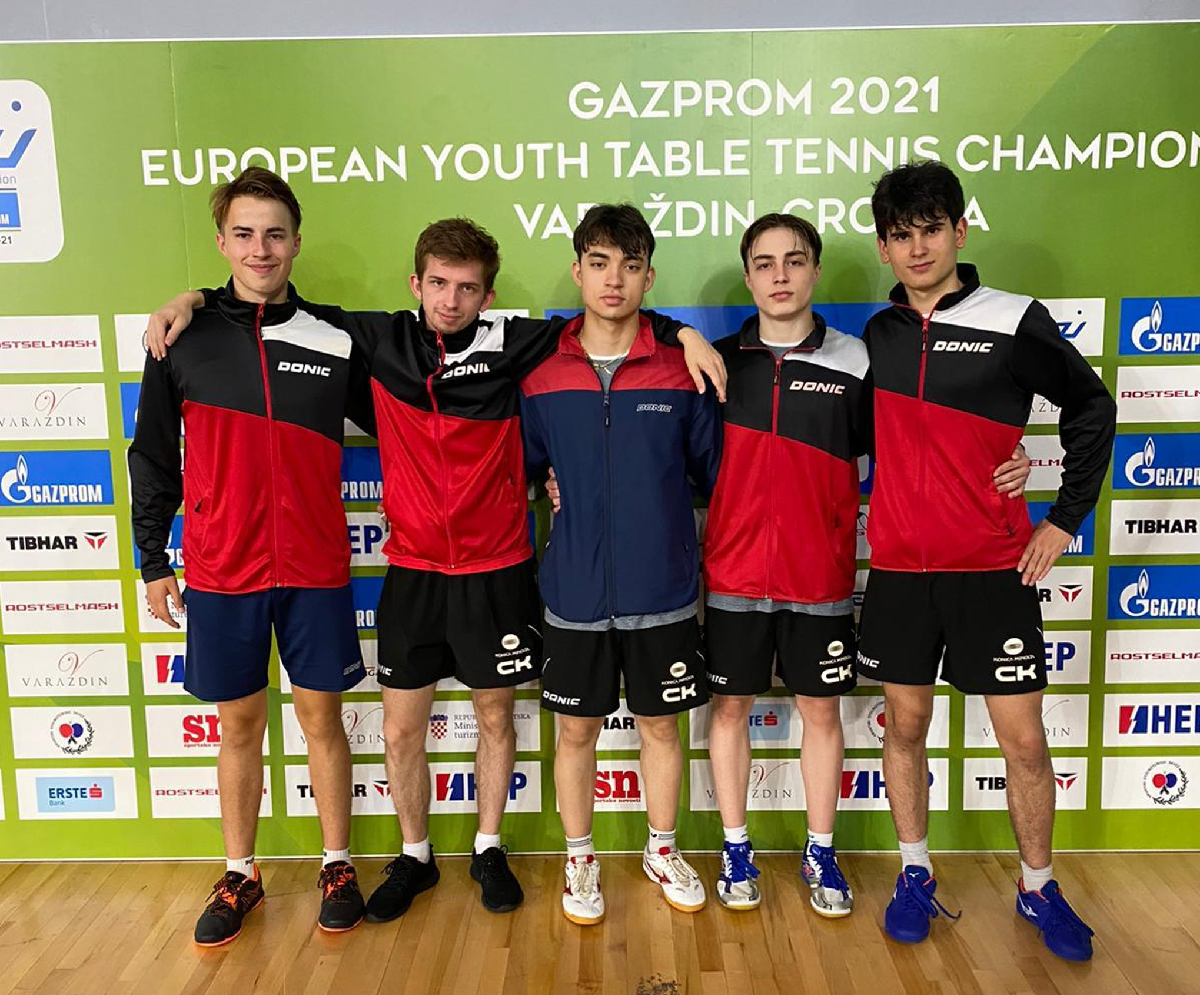 Paul Roukoz a Jacob Bjurström op der Jugend-EM a Kroatien Paul Roukoz a Jacob Bjurström op der Jugend-EM a Kroatien