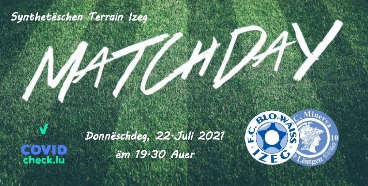 TRAININGSMATCH GÉNGT LËNTGEN TRAININGSMATCH GÉNGT LËNTGEN