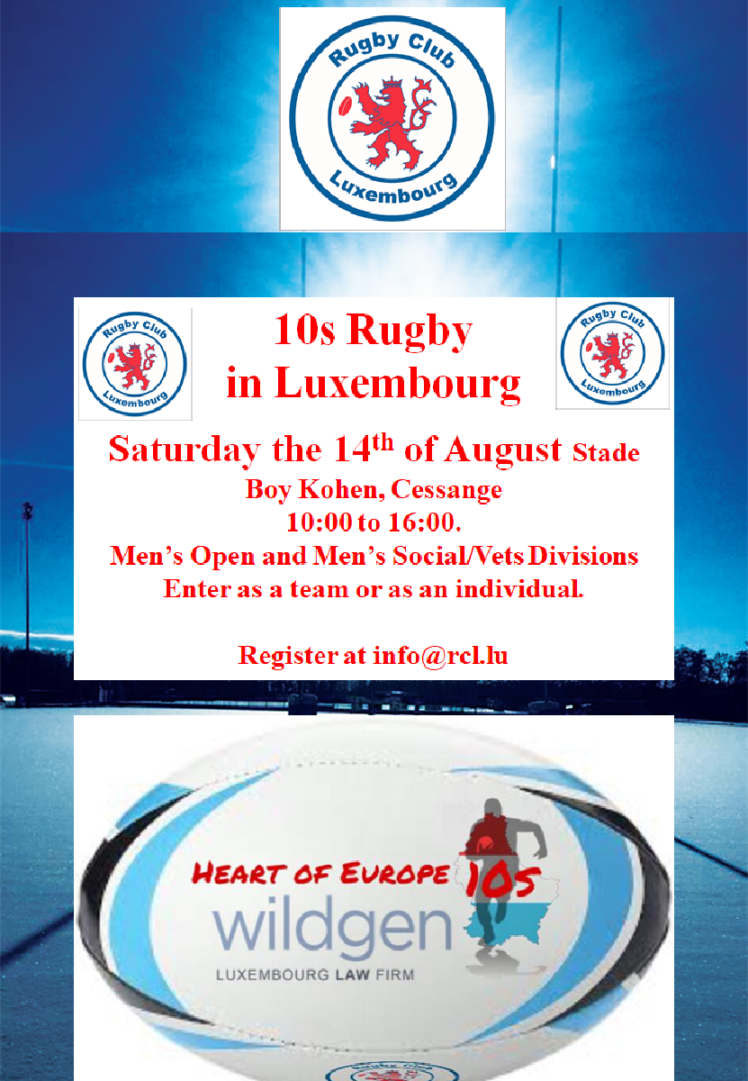 Wildgen 10s Rugby 14th August