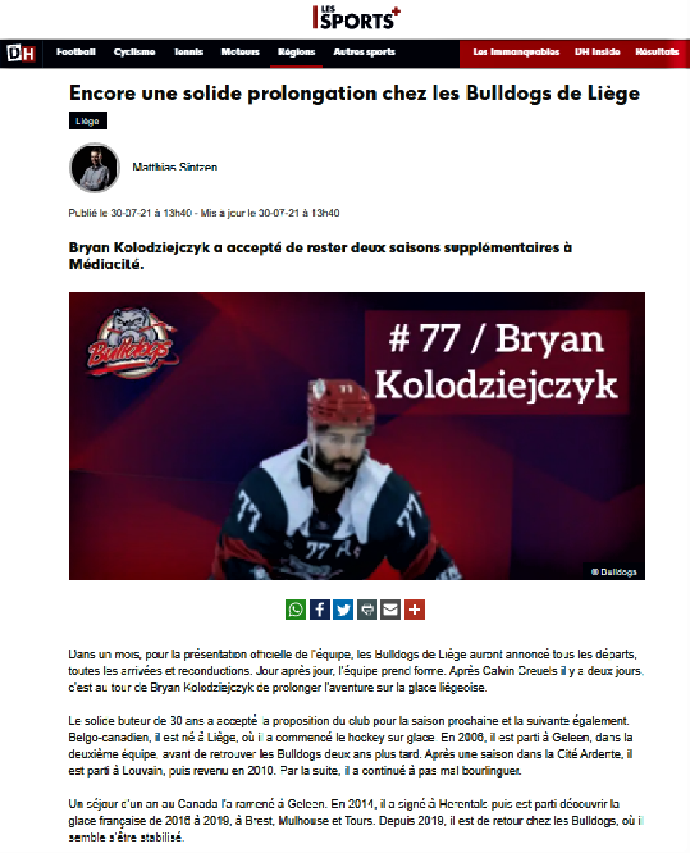 La DH 30 juillet 2021 La DH 30 juillet 2021
