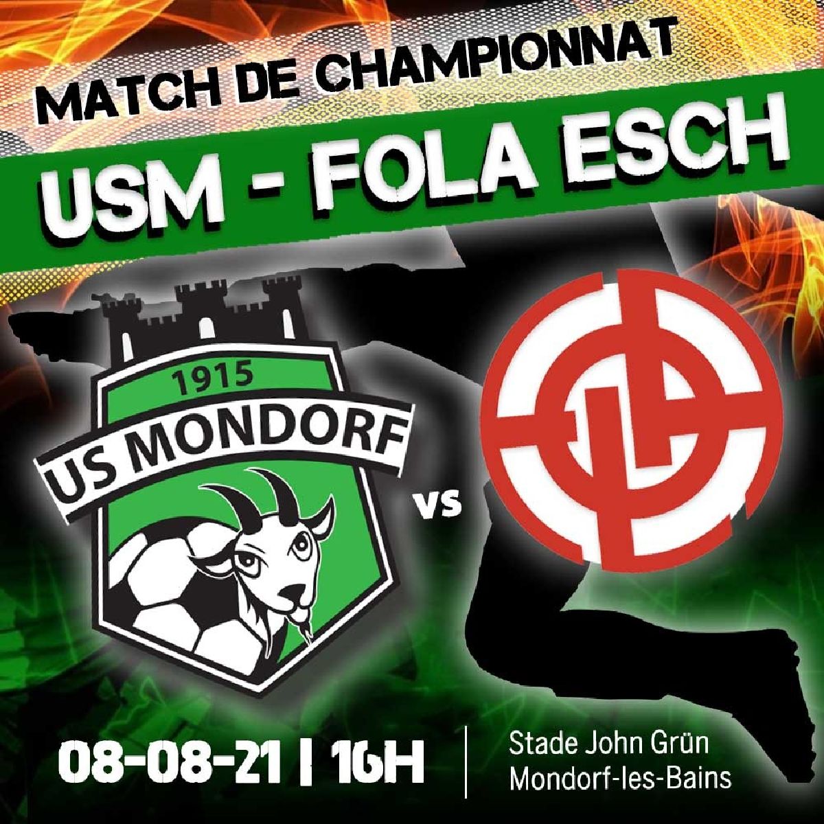 US MONDORF - CS FOLA ESCH