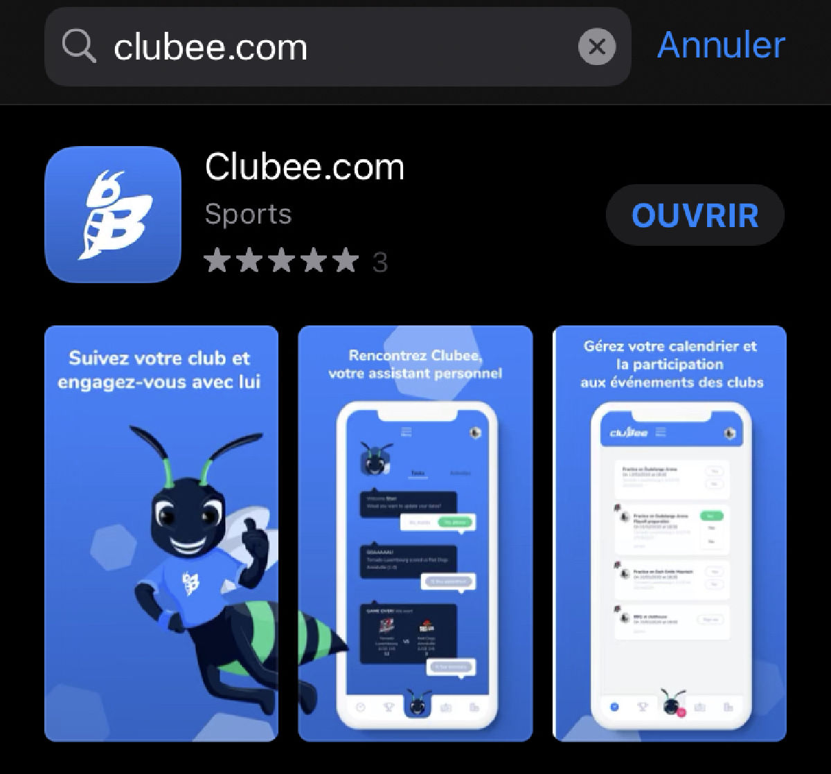 Nouvelle App Clubee ! Nouvelle App Clubee !