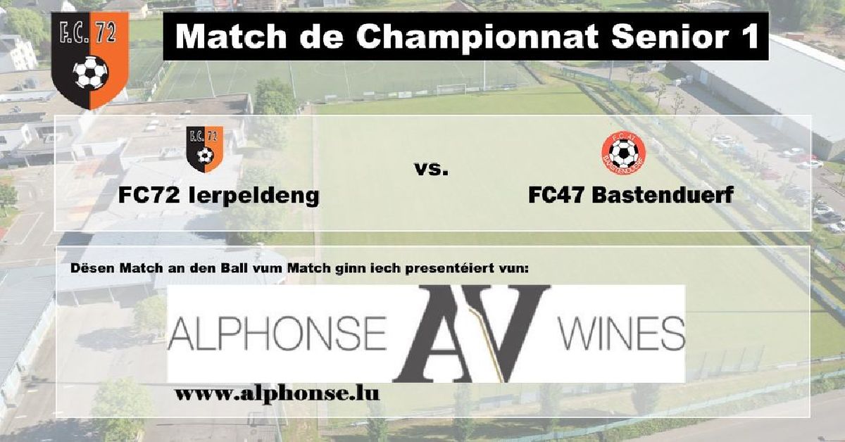 FC72 Ierpeldeng vs FC47 Bastenduerf FC72 Ierpeldeng vs FC47 Bastenduerf