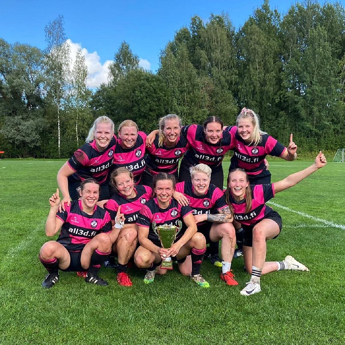 Pori Rugby Club voitti kauden 2021 naisten I-divisioonan mestaruuden