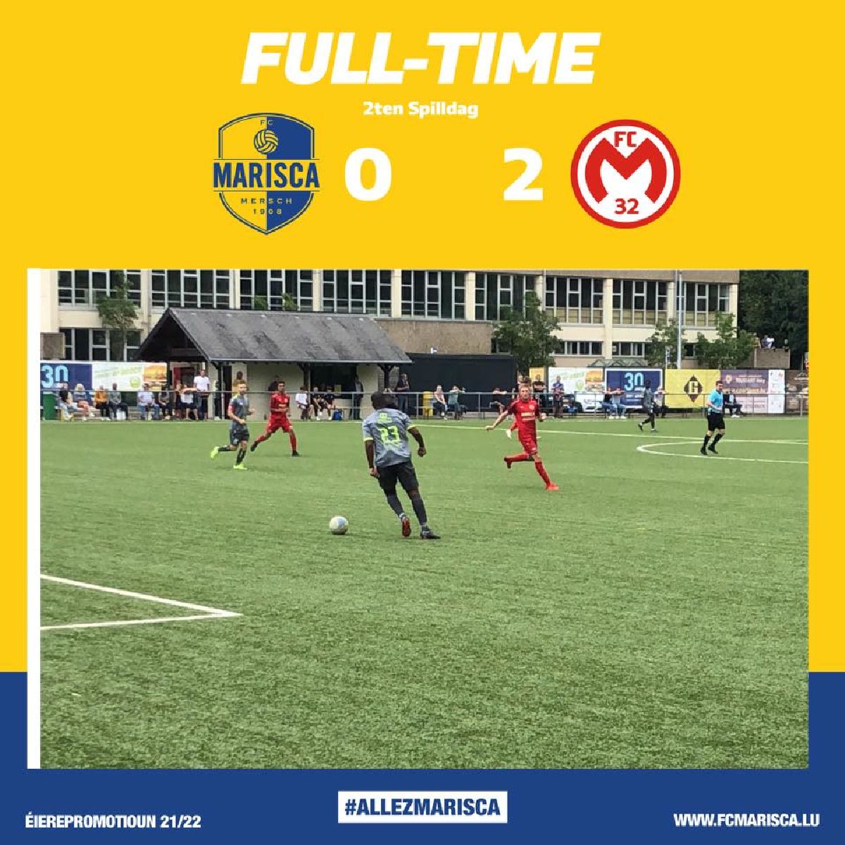 Fc Marisca - Fc Mamer : 0 - 2
