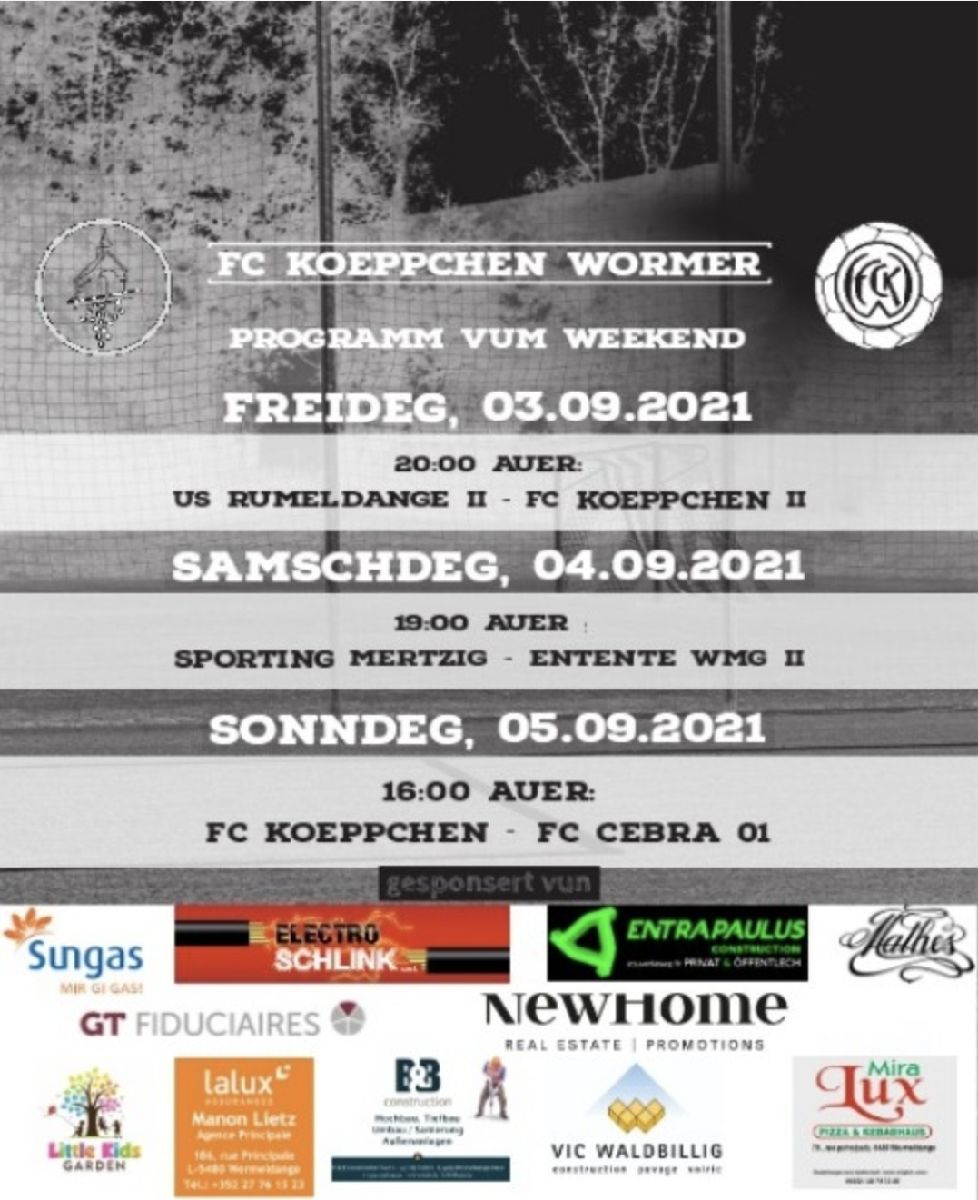 Programm vum Weekend Programm vum Weekend