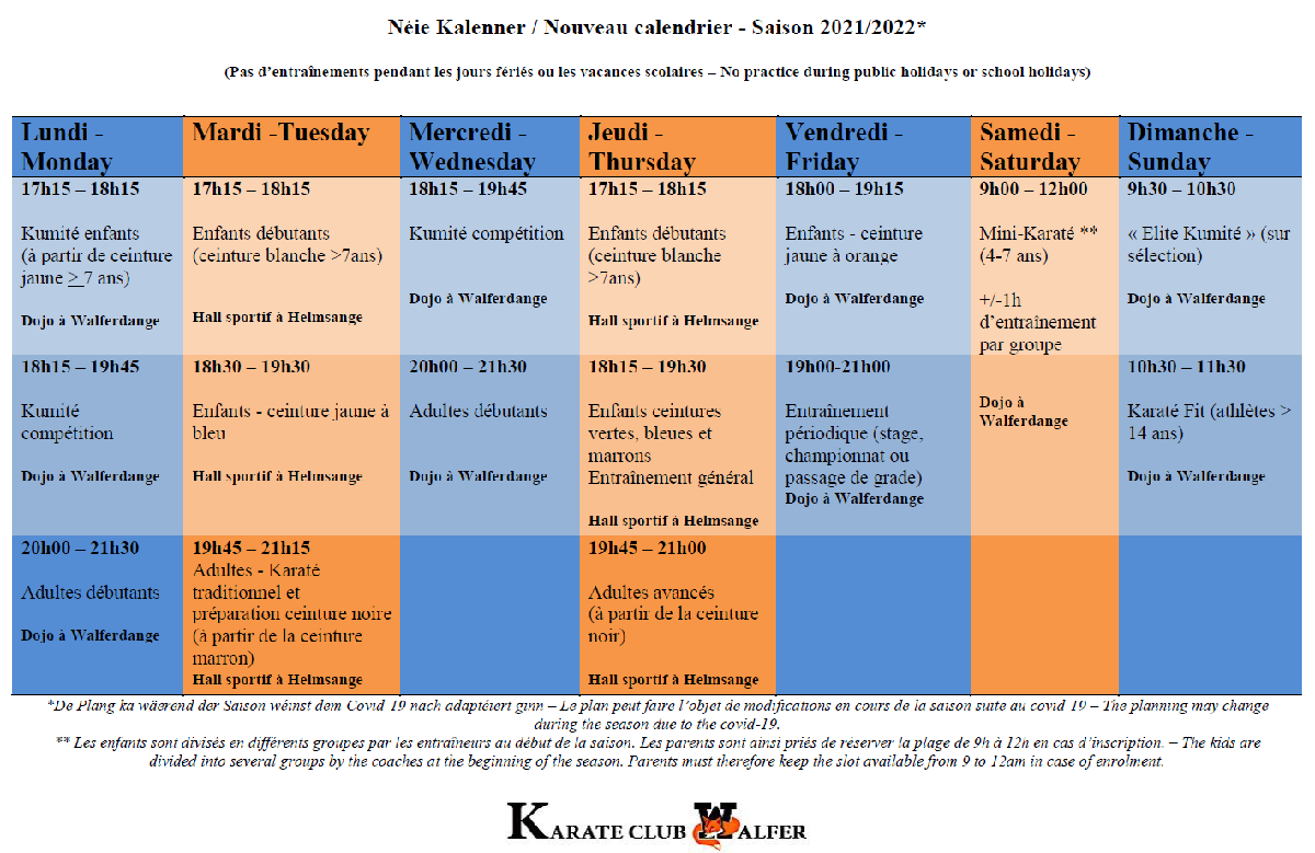 Néi Saison - New season - nouvelle saison