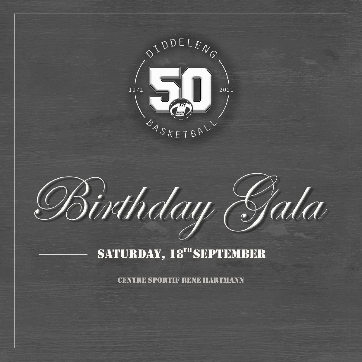 Programm zum 50. Gebuertsdag Programm zum 50. Gebuertsdag