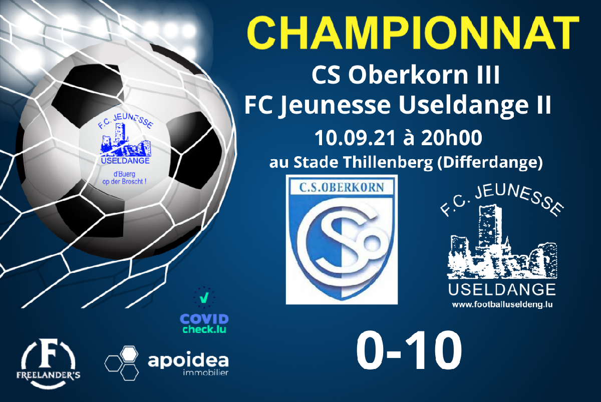 Seniors II CSO III - Fc Jeunesse Useldange II