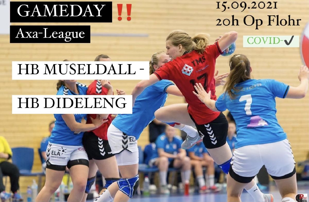 2. AXA-LEAGUE MATCH: HB MUSELDALL - HB DIDELENG 20h