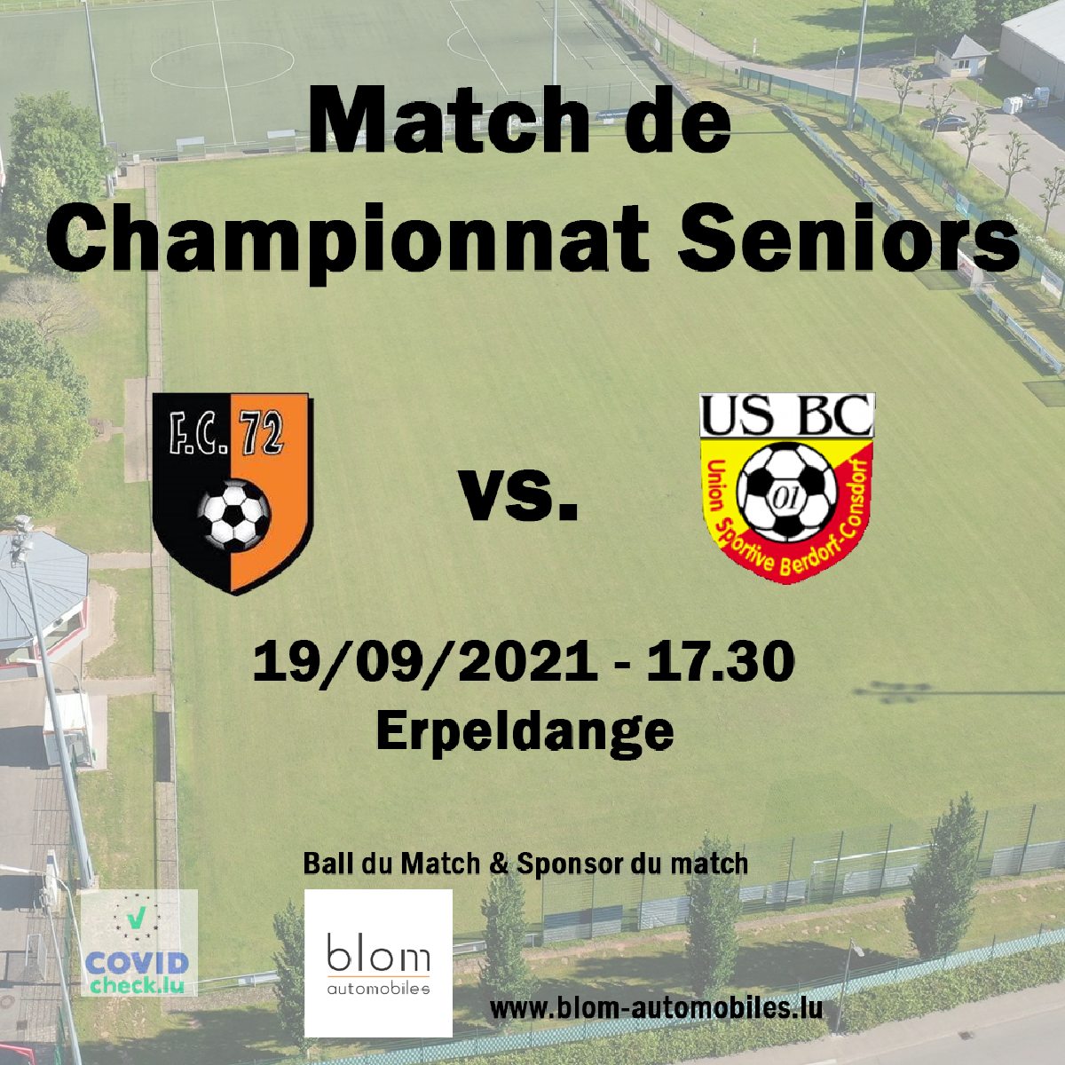 Wichtege Match géint Berdorf Consdorf! Wichtege Match géint Berdorf Consdorf!