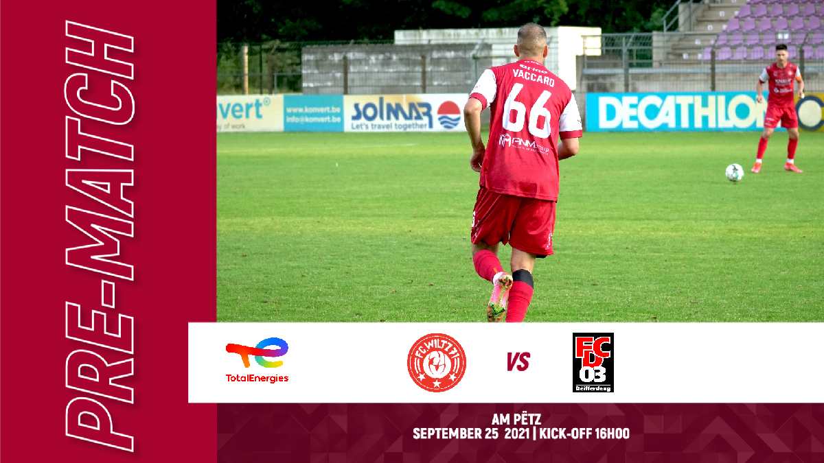 Stadionzeitung: FC WILTZ 71 vs DIFFERDANGE