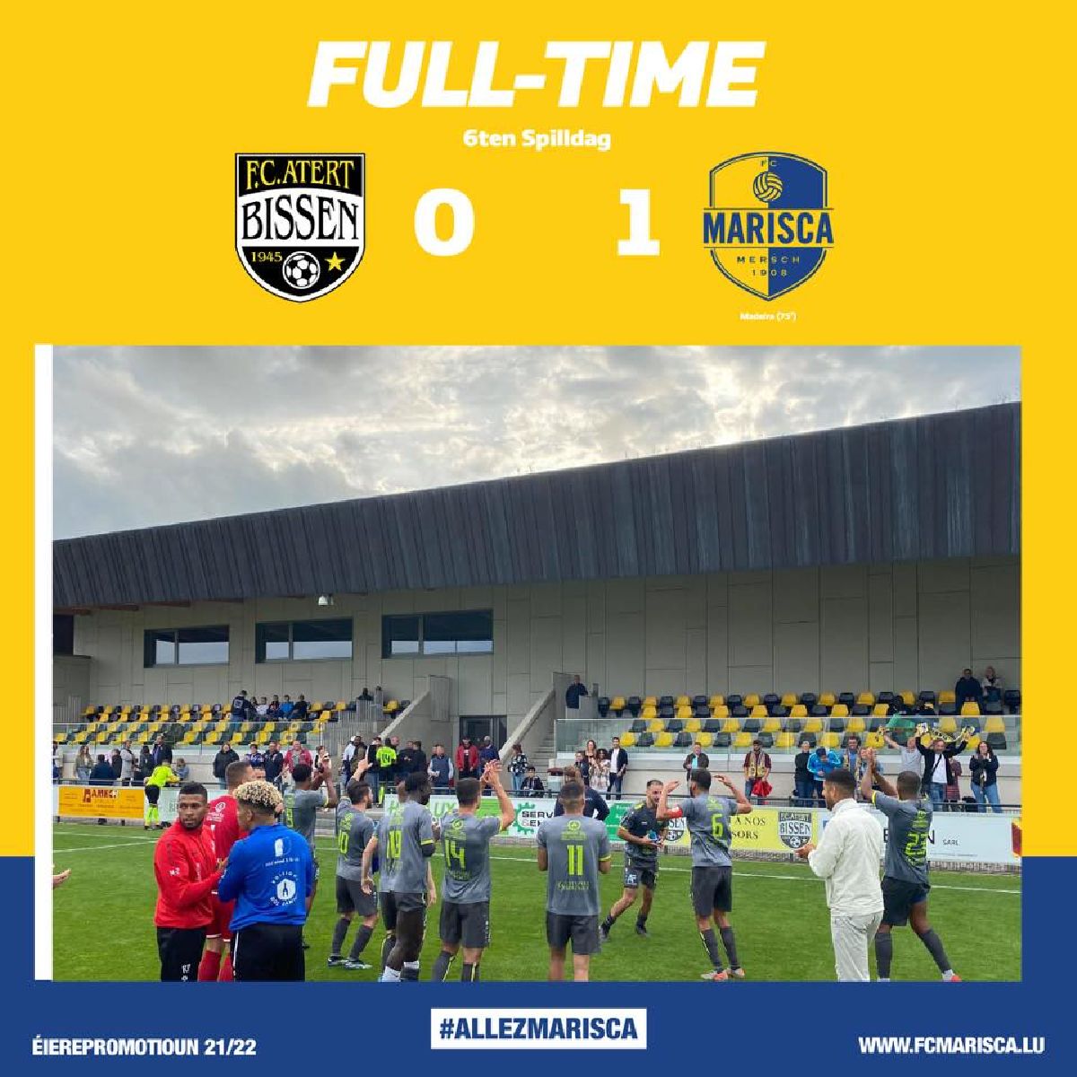 Fc Atert Bissen - Fc Marisca Miersch 0-1