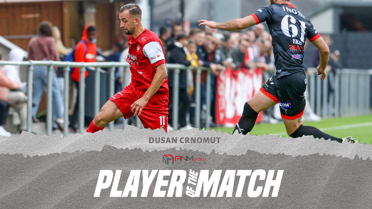 MAN OF THE MATCH VS FCD03: DUSAN CRNOMUT