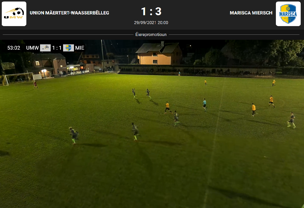 3-1 zu Waasserbellëg gewonnen :-)