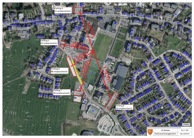 Nouvelles places de Parking