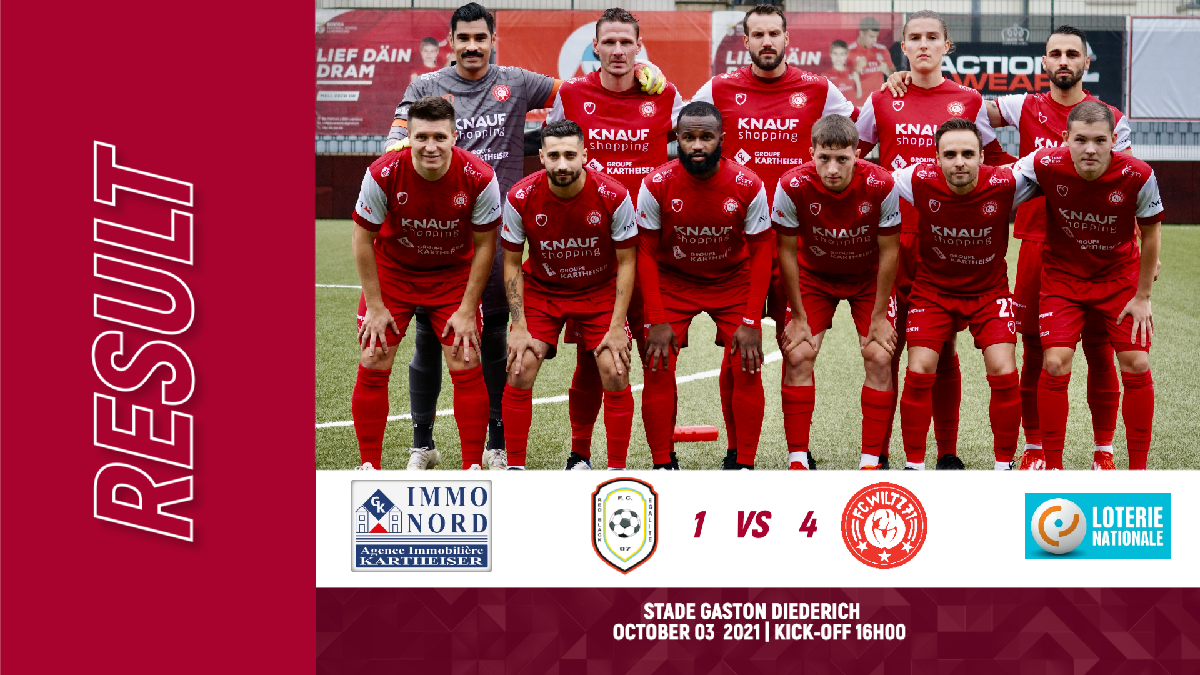 COUPE DE LUXEMBOURG: Red Black Pfaffenthal VS FC WILTZ 71 (1:4) COUPE DE LUXEMBOURG: Red Black Pfaffenthal VS FC WILTZ 71 (1:4)