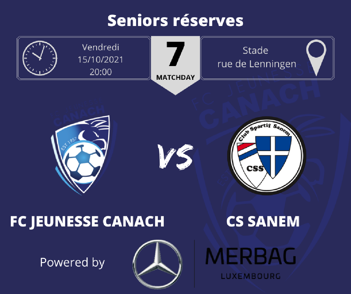 7e journée de championnat chez les réserves