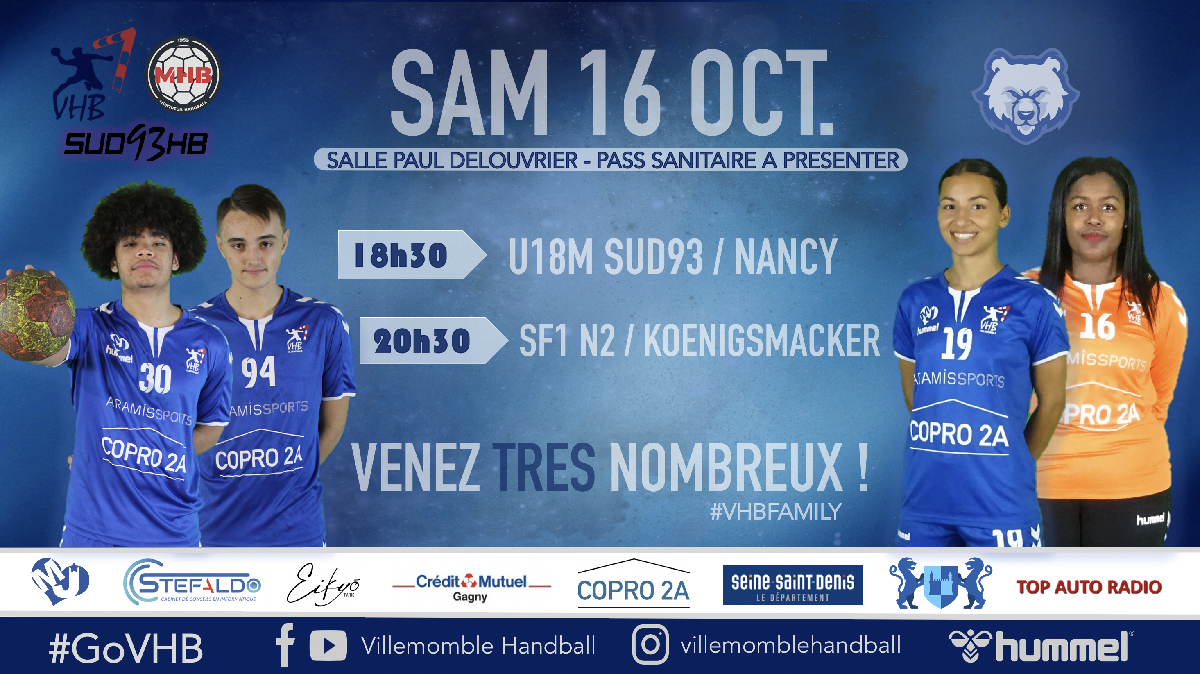 MATCHDAY 16/17 OCTOBRE