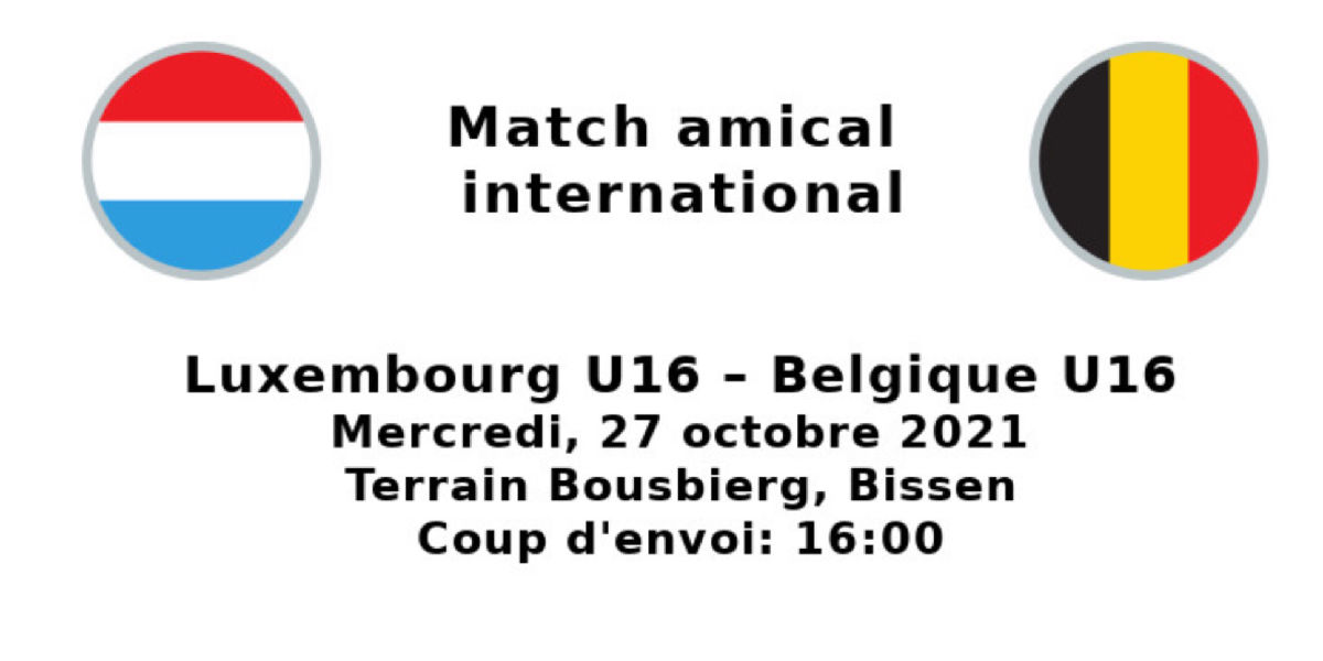 Match amical international U16