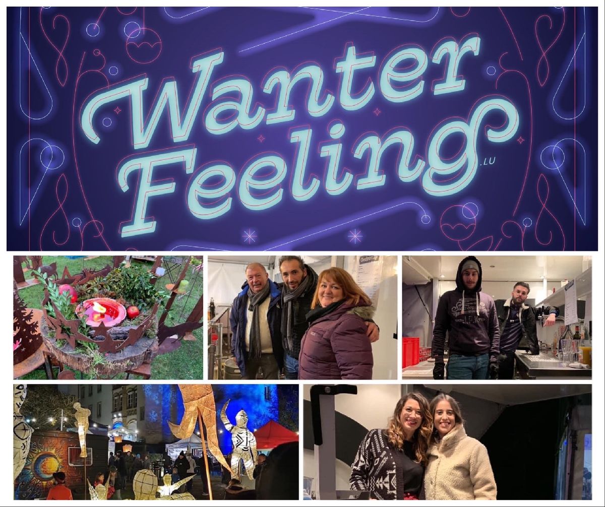 Den CS Suessem hannert dem Comptoir  um Wanter Feeling 2021