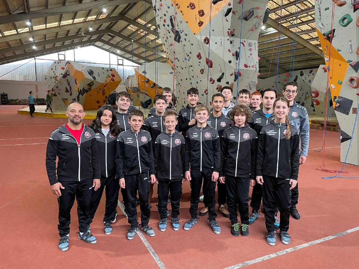 Besuch in der Boulderhalle Besuch in der Boulderhalle