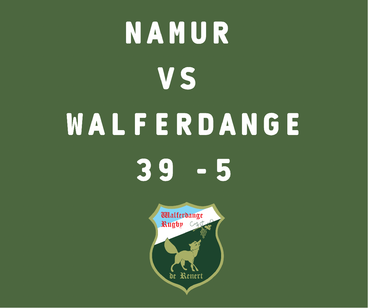 Defaite contre Namur Defaite contre Namur
