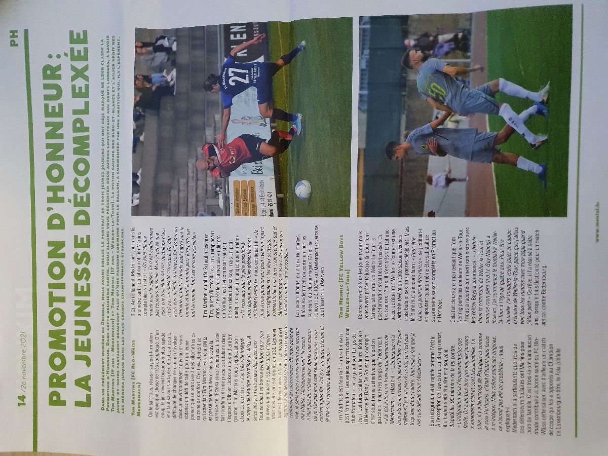 Den Tim Martins am Interview mat der Zeitung 