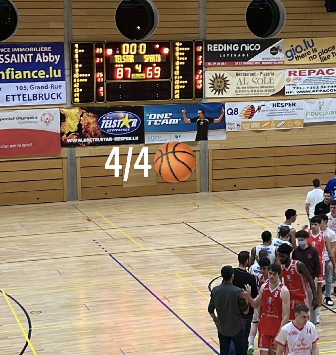 Victoire an der 1/4 Final Victoire an der 1/4 Final