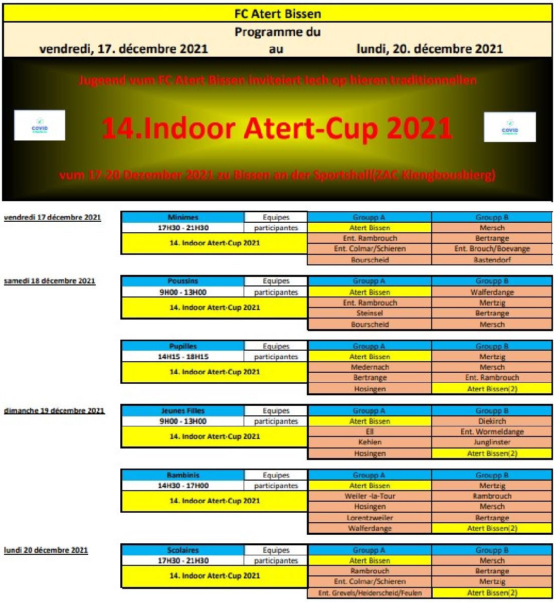 14. Indoor Atert-Cup 2021 