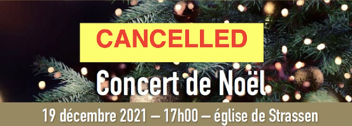 De Concert de Noël vum 19. Dezember an der Porkiirch zu Stroossen ass ofgesot 