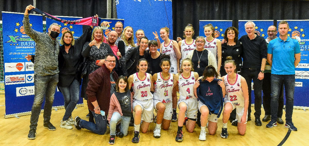 Nos Panthers U19 terminent 3èmes au Xmas Tournament de Courtrai