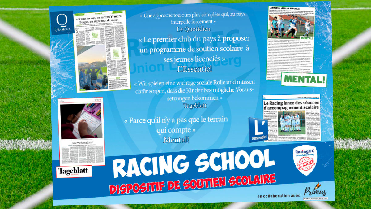 RACING SCHOOL : LE DISPOSITIF EST LANCÉ ! RACING SCHOOL : LE DISPOSITIF EST LANCÉ !