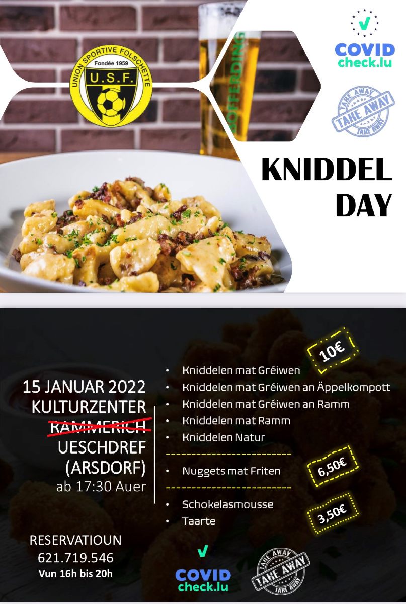 !! KNIDDEL DAY !! UPDATE !! WICHTEG INFORMATIOUN !! !! KNIDDEL DAY !! UPDATE !! WICHTEG INFORMATIOUN !!
