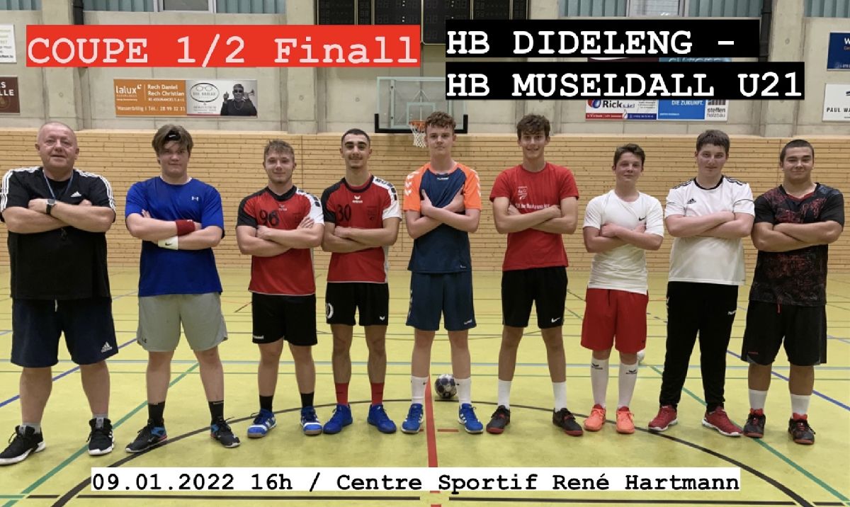 COUPE 1/2 Finall 09.01.2022 16h HBD - HB MUSELDALL U21