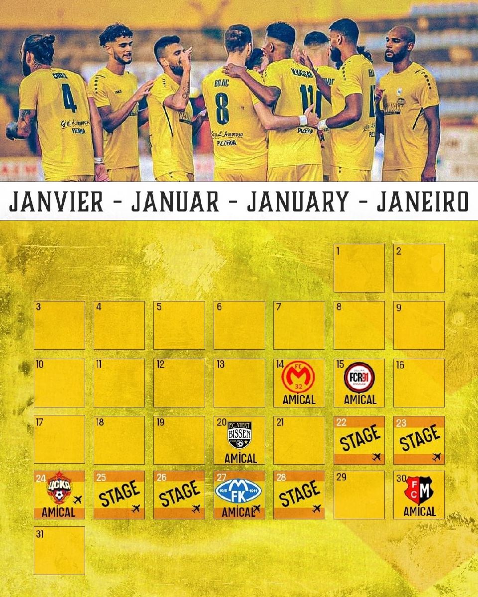 CALENDRIER CALENDRIER