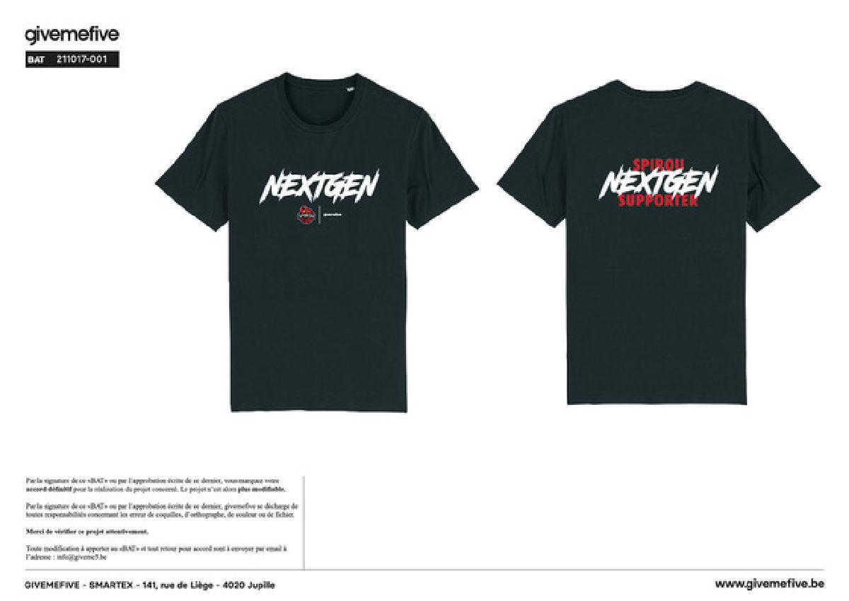 Commande du T-shirt Supporter
