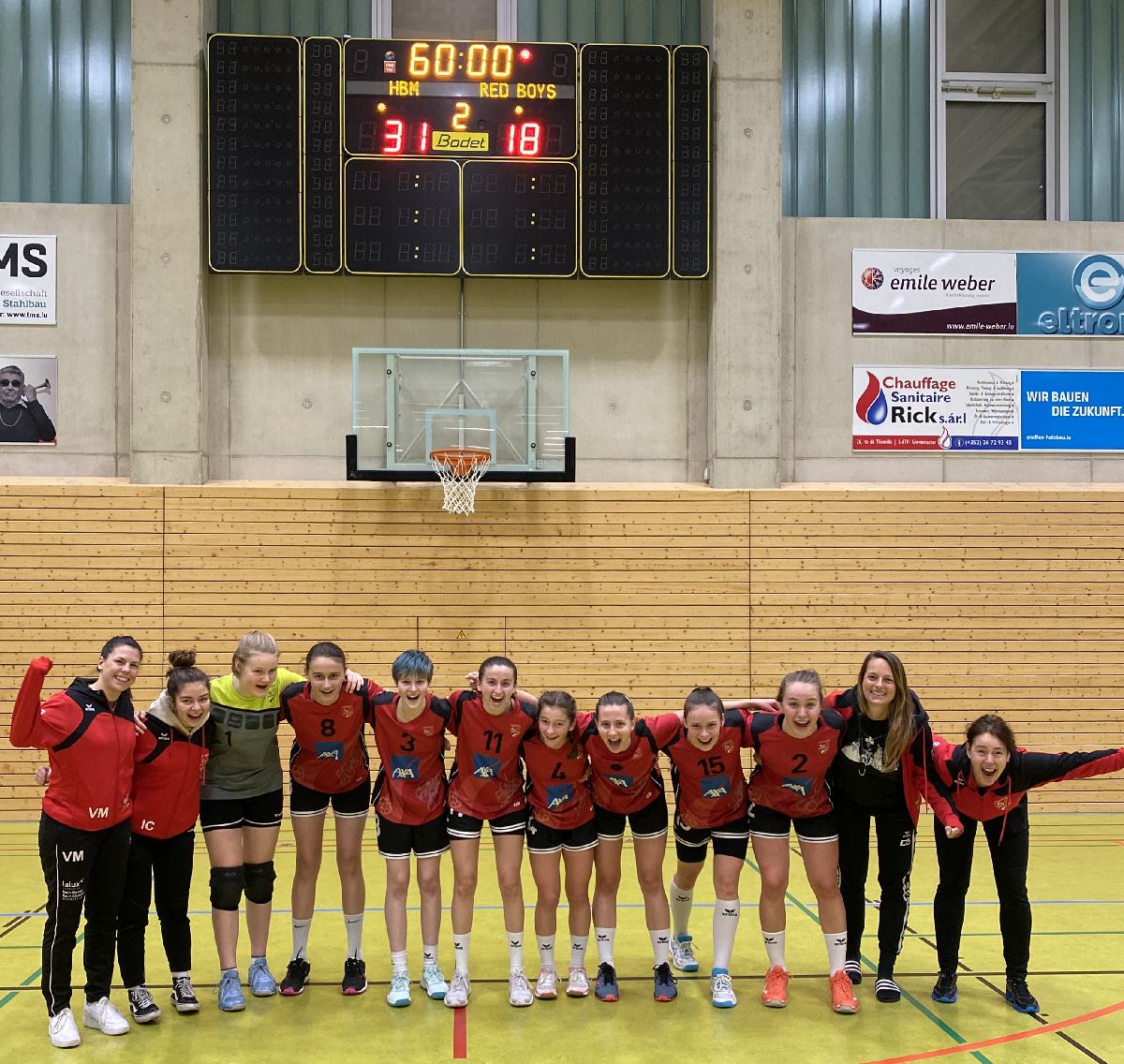 U17 Meedercher HB Museldall - Red Boys 31-18 U17 Meedercher HB Museldall - Red Boys 31-18