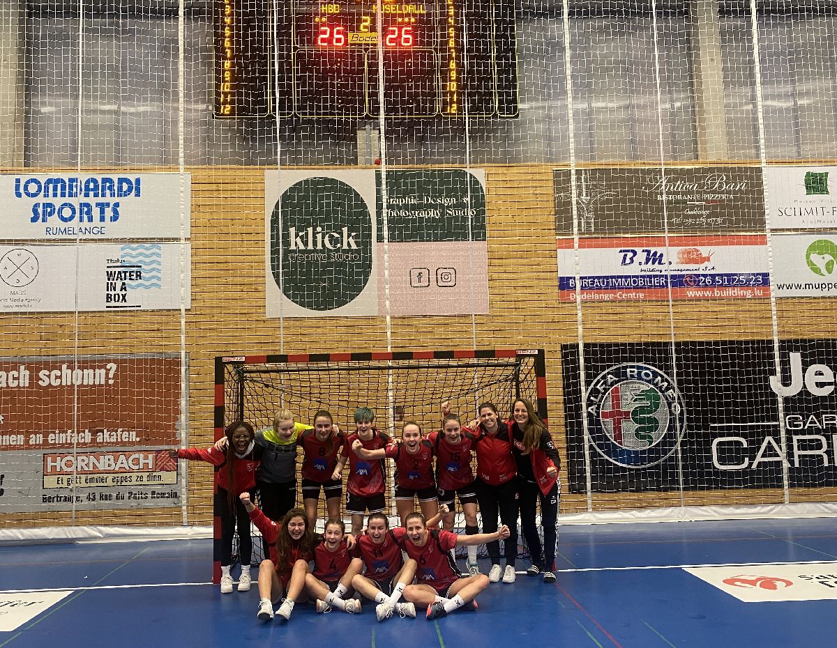 U17 Meedercher HB MUSELDALL - HB DIDELENG 26-26 U17 Meedercher HB MUSELDALL - HB DIDELENG 26-26