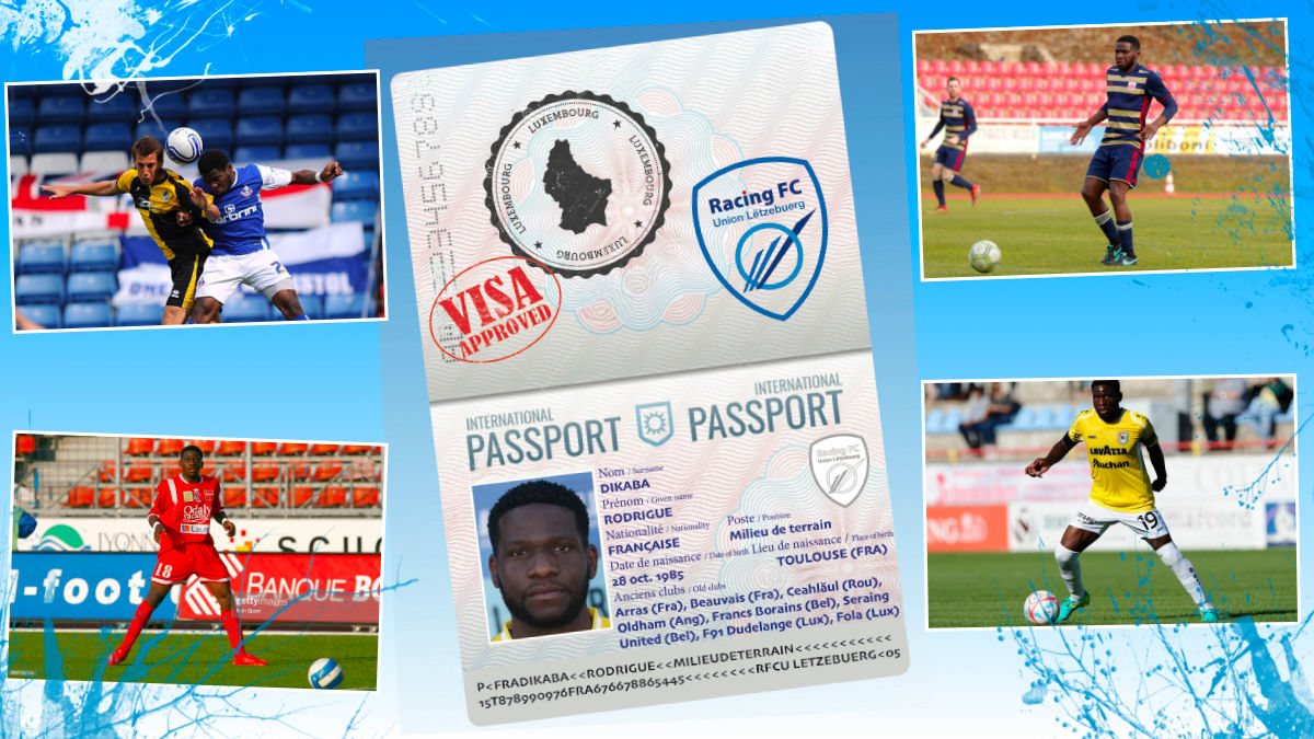 Racing Union Lëtzebuerg Rodrigue Dikaba "Amener quelque chose en