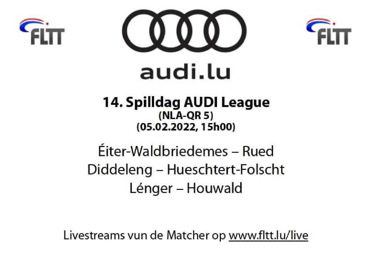 ‼️ Desen Samsten 05/02: AUDI TT LEAGUE: DT Linger - DT Houwald