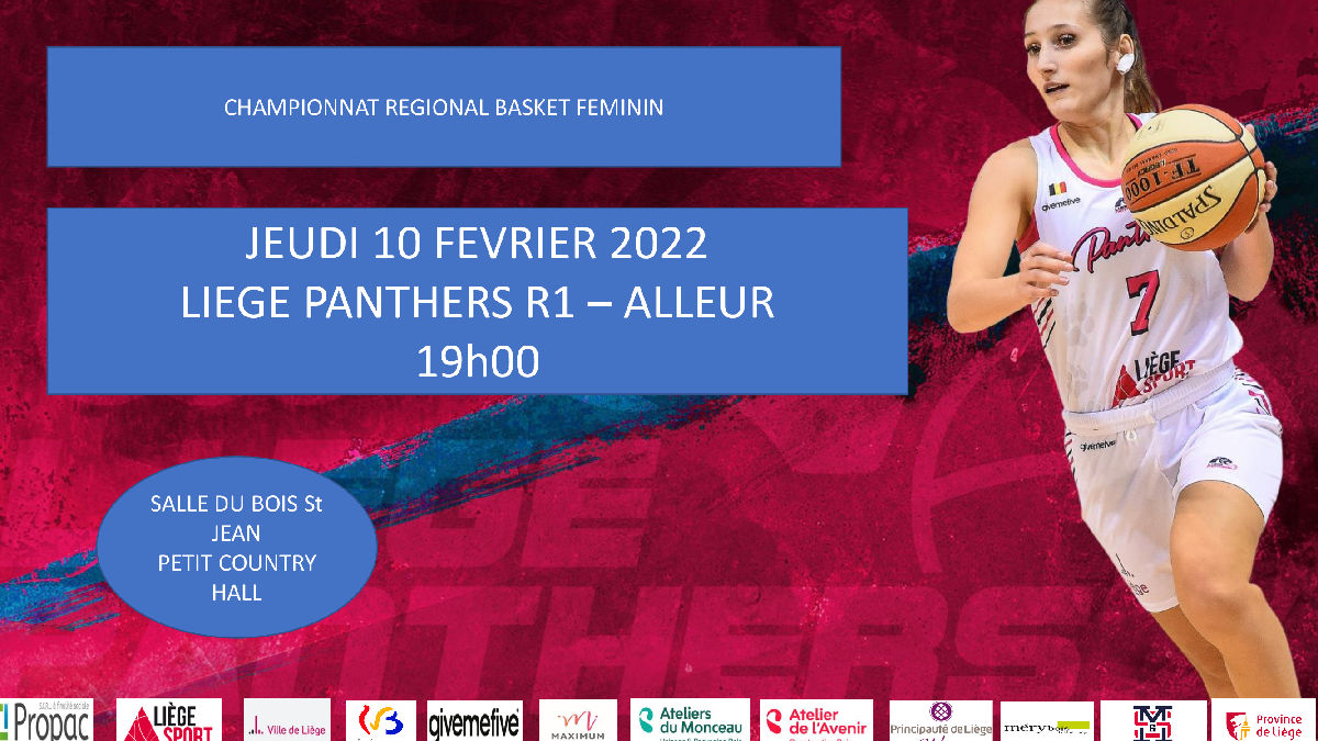 CE JEUDI 10.02.22 A 19h  PANTHERS R1-ALLEUR 