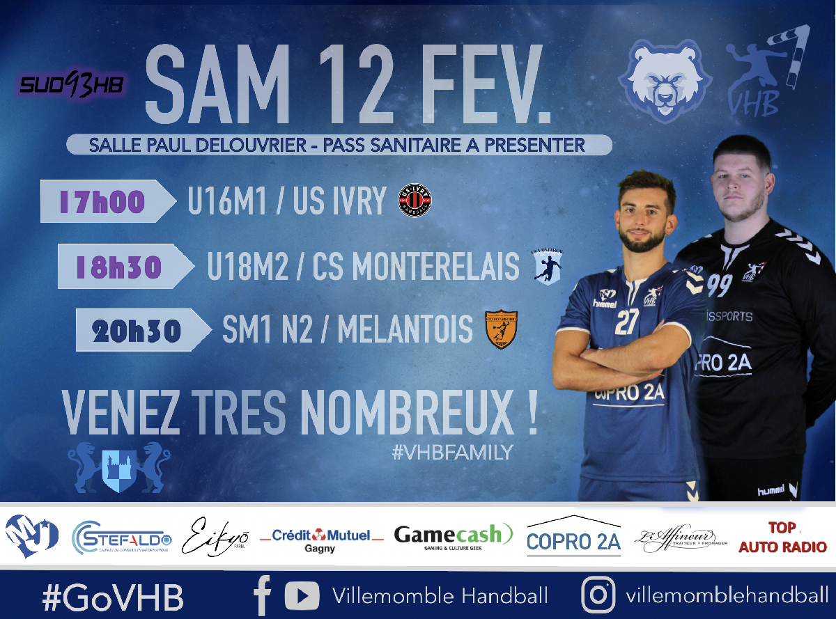 MATCHDAY 12/13 FEVRIER