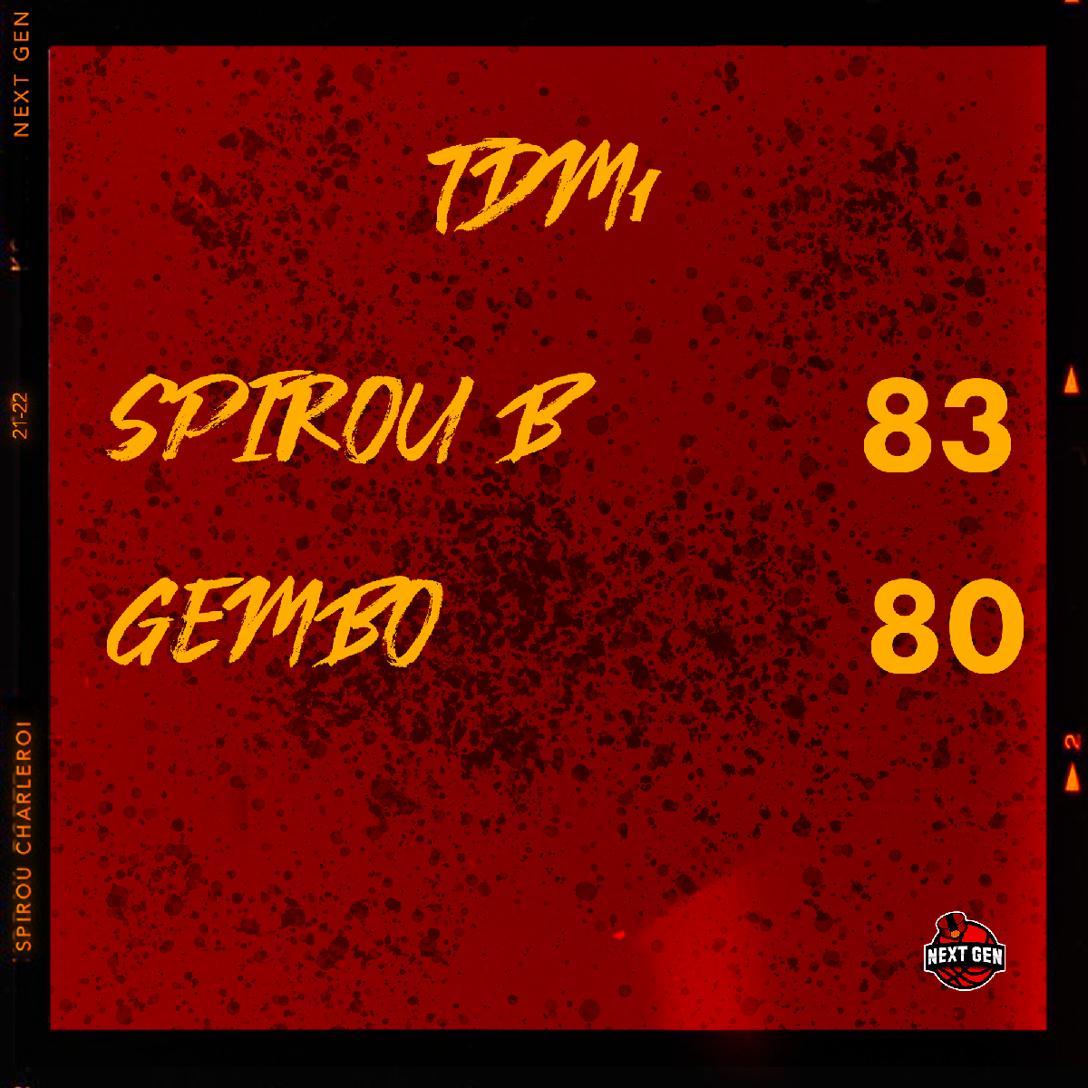 Le Spirou B s'impose face à Gembo 