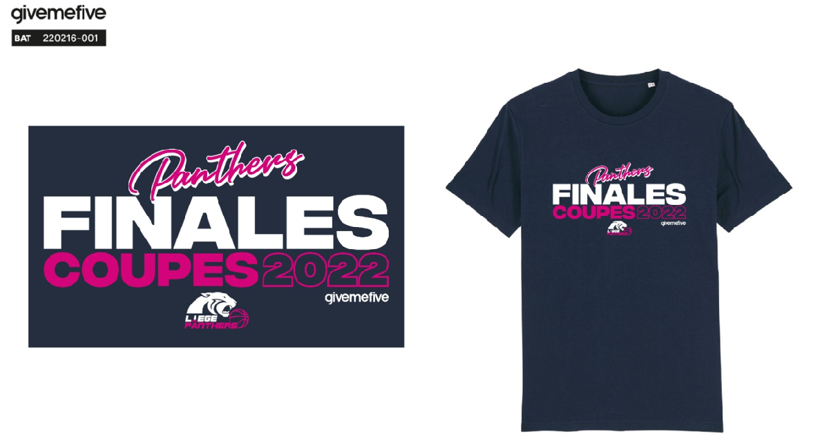 Commandez dès maintenant votre T-Shirt commémoratif des Finales de Coupes !